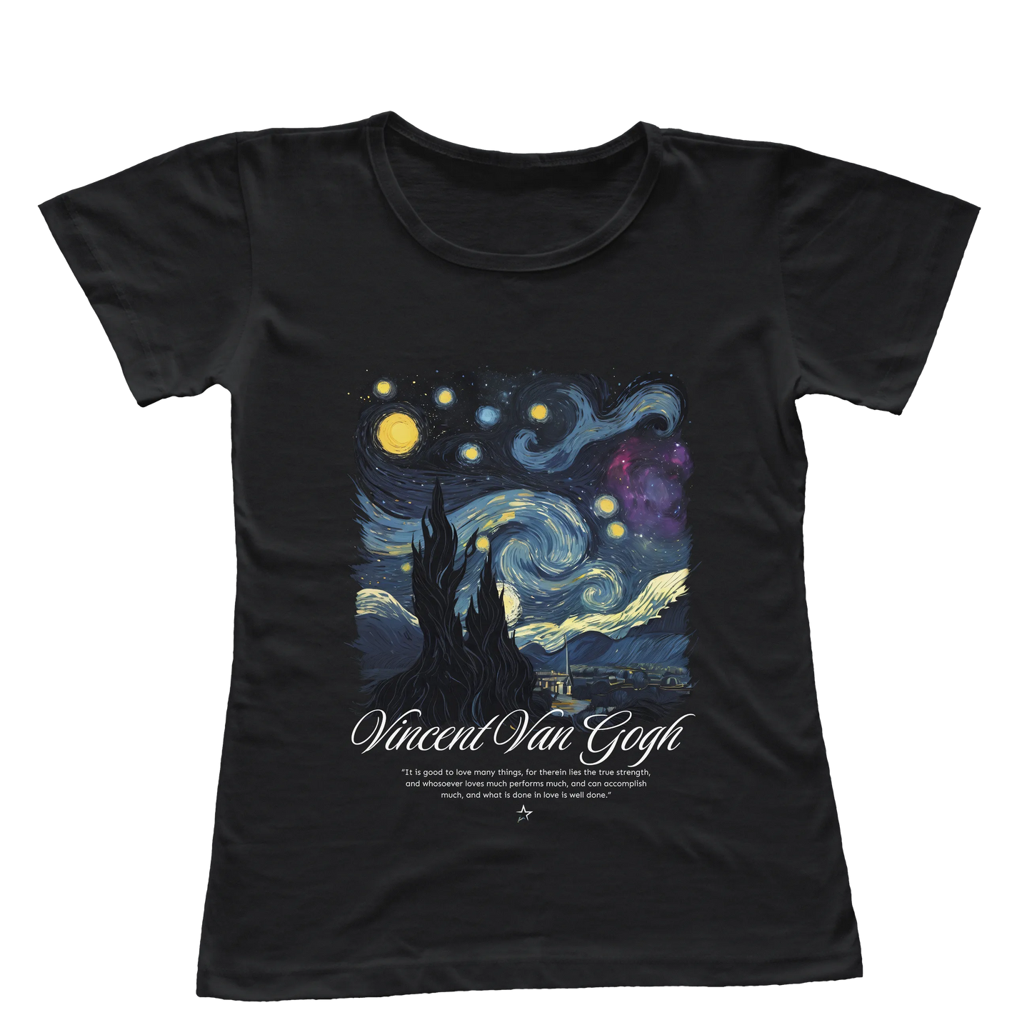 Camiseta Babylook Vincent Van Gogh
