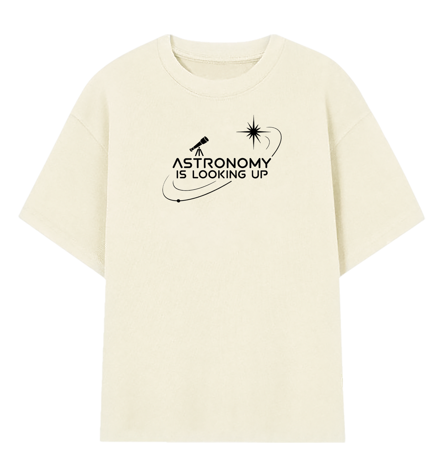 Camiseta Oversized Astronomy