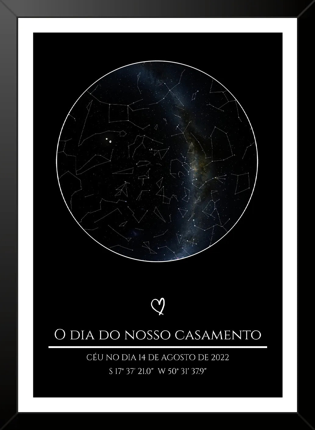 Quadro Personalizado "O Universo no Seu Dia”