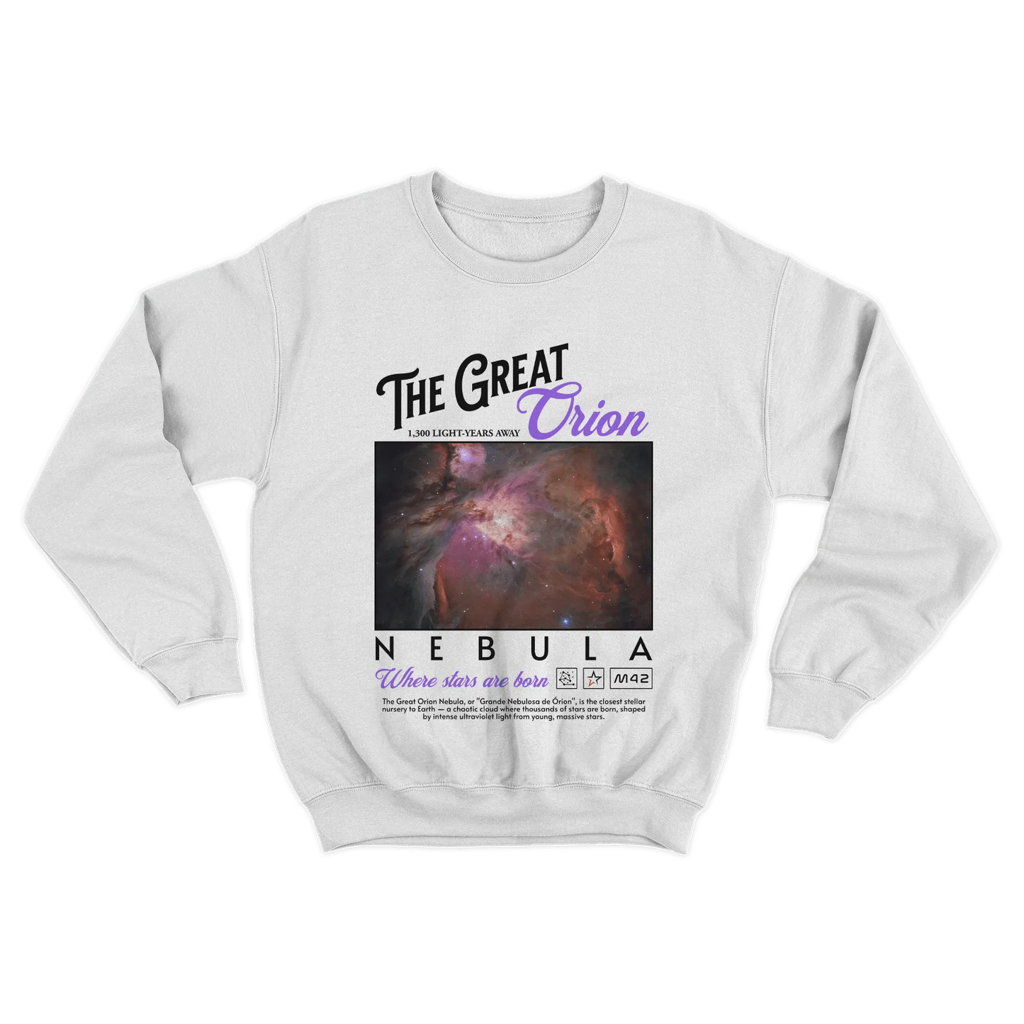 Moletom s/Capuz Orion Nebula