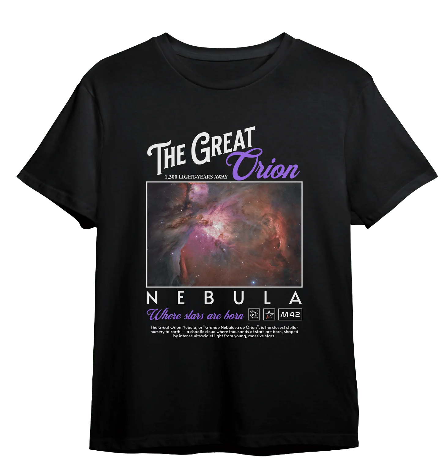 Camiseta "Nebulosa de Órion"