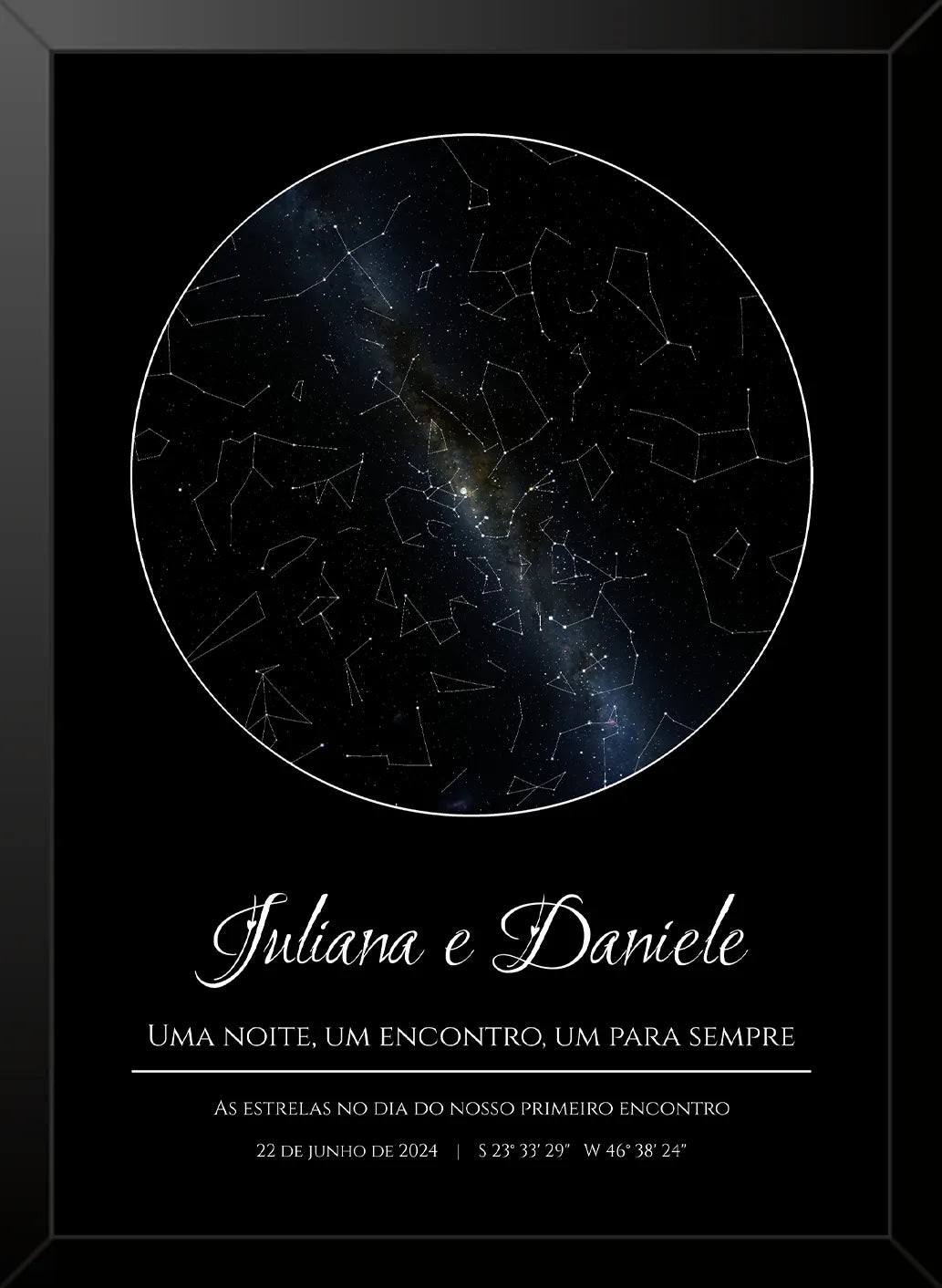 Quadro Personalizado "O Universo no Seu Dia”