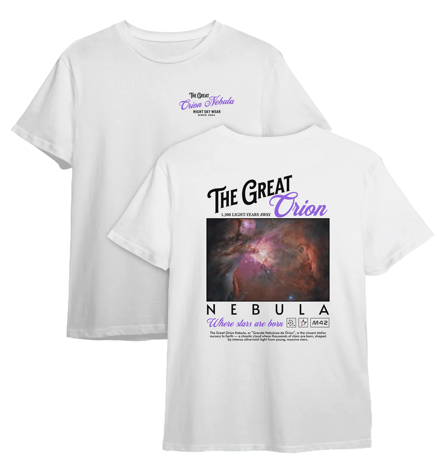 Camiseta "Nebulosa de Órion"