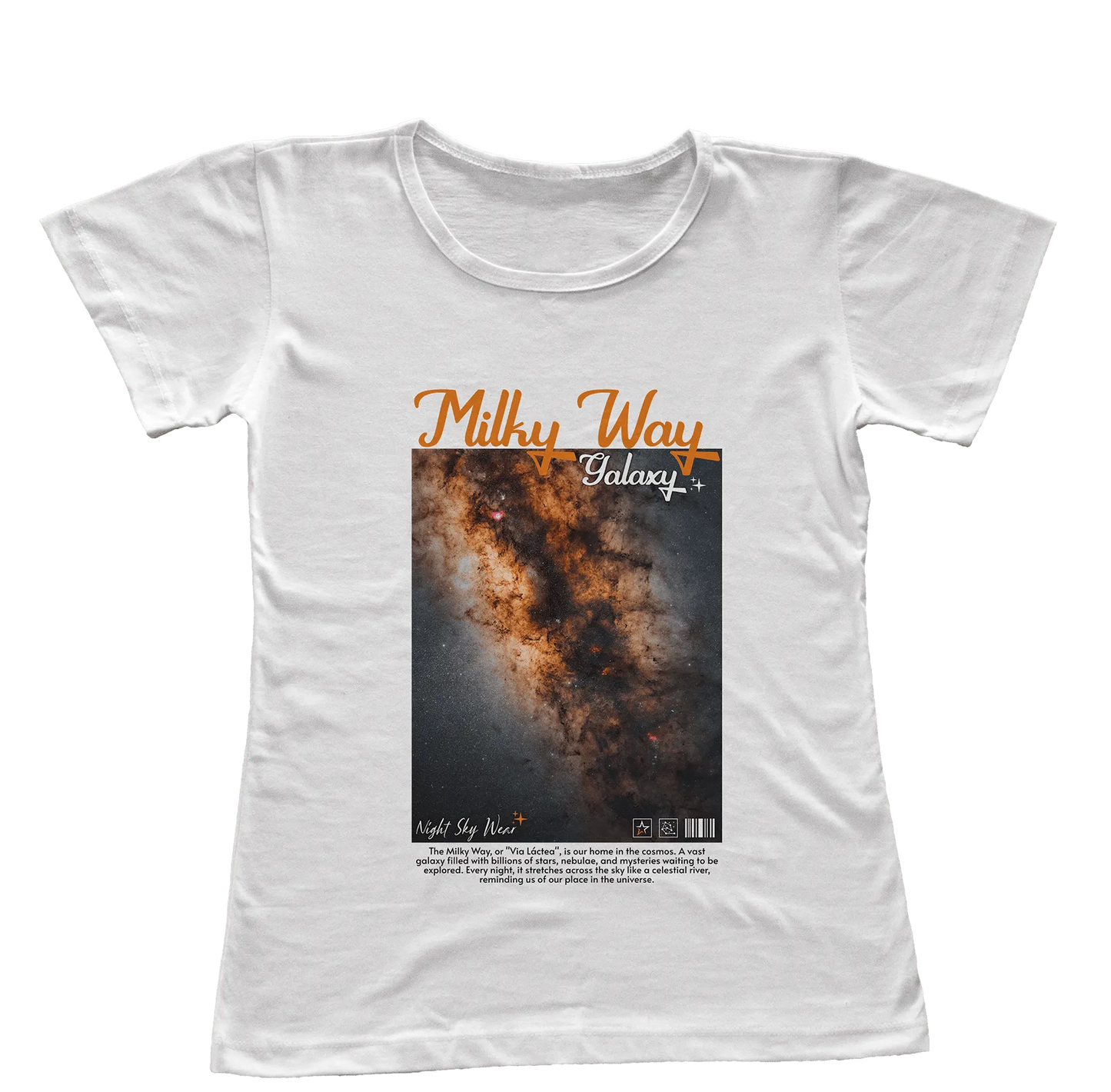 Camiseta Babylook "Via Láctea"