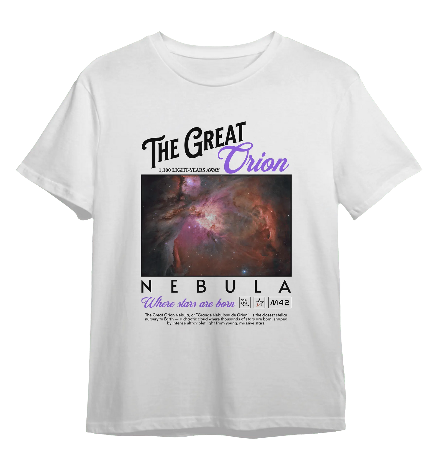 Camiseta "Nebulosa de Órion"