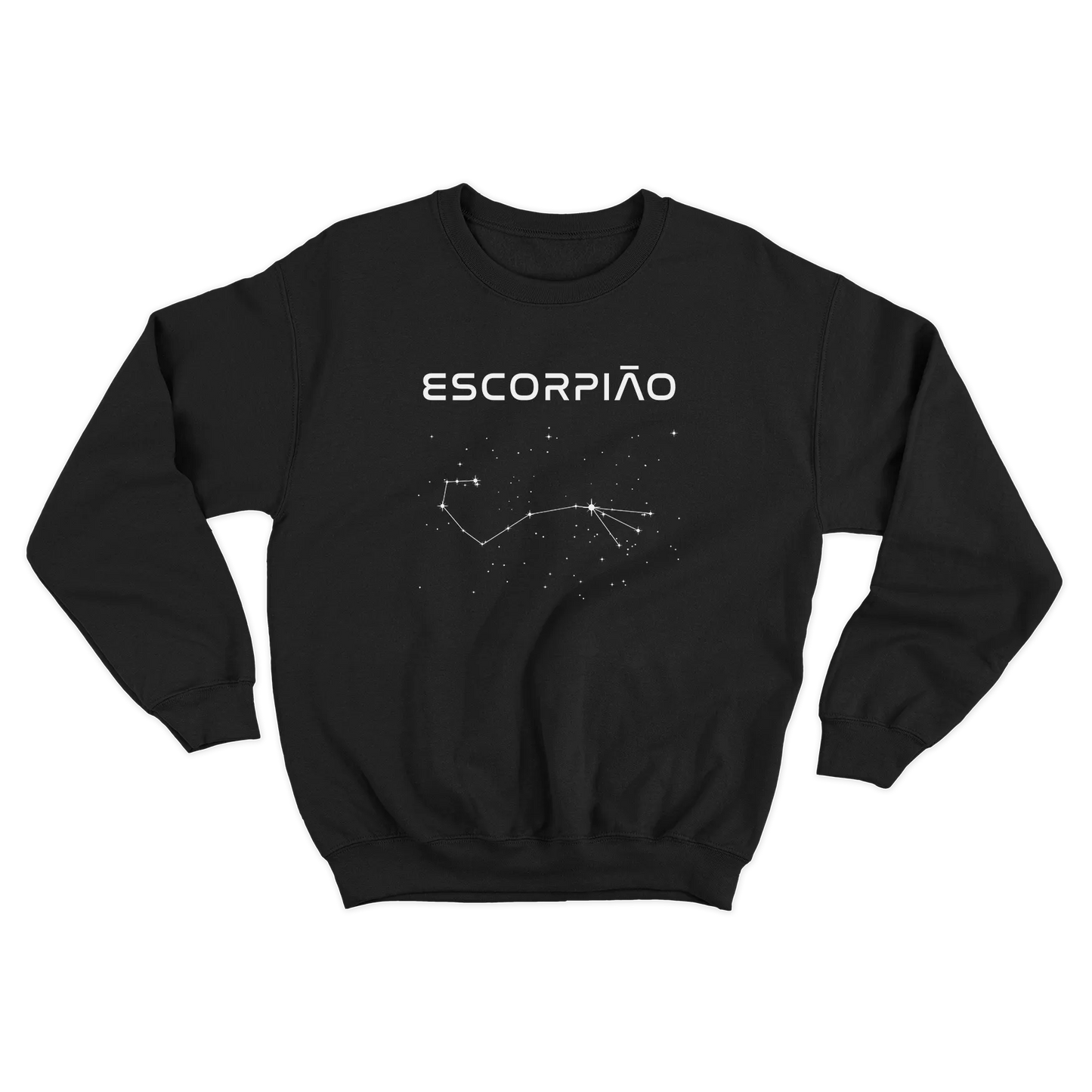Moletom s/capuz Constelação de Escorpião