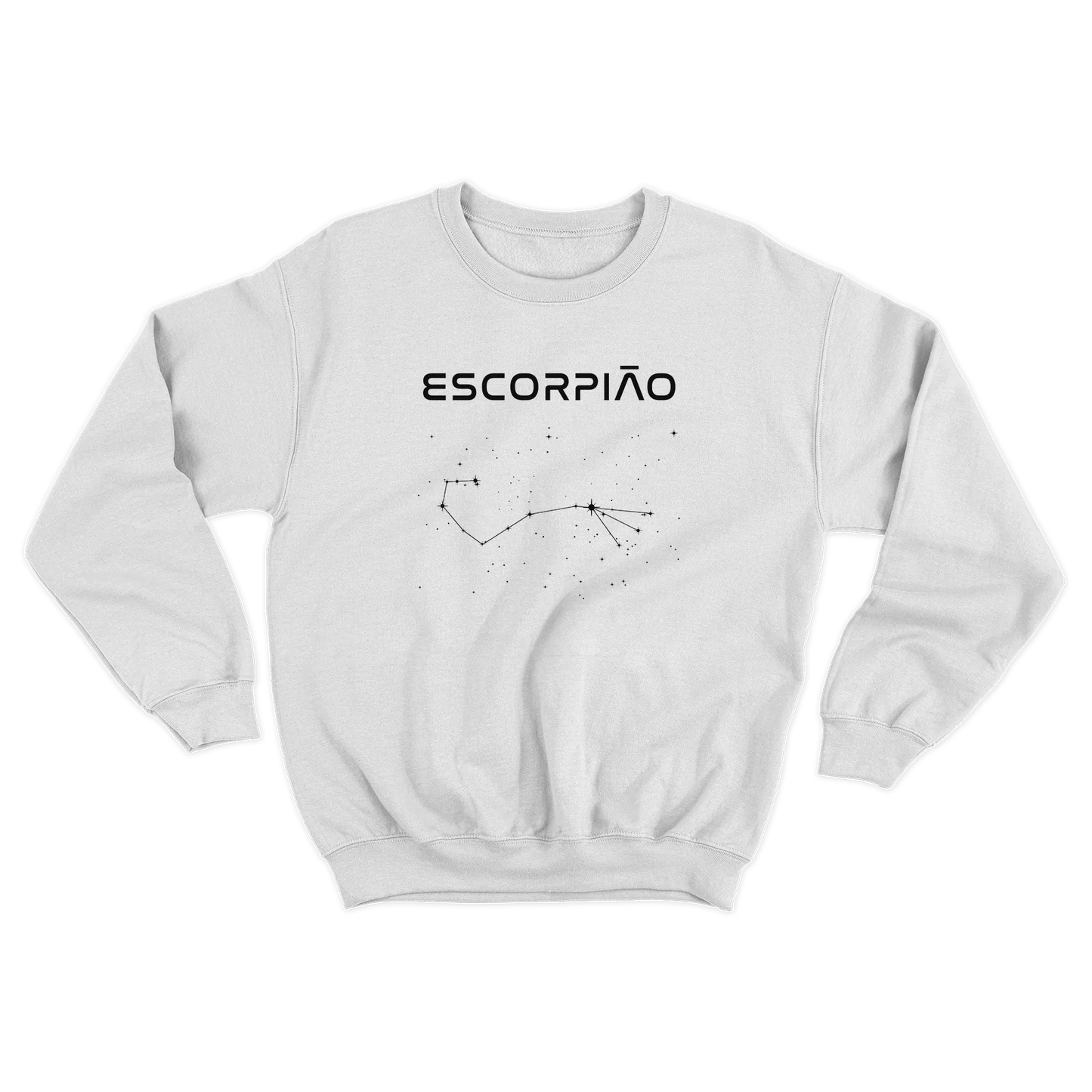 Moletom s/capuz Constelação de Escorpião