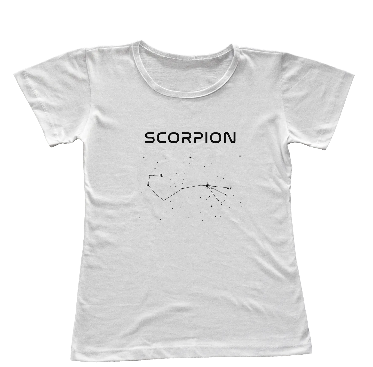 Camiseta Babylook Constelação de Escorpião