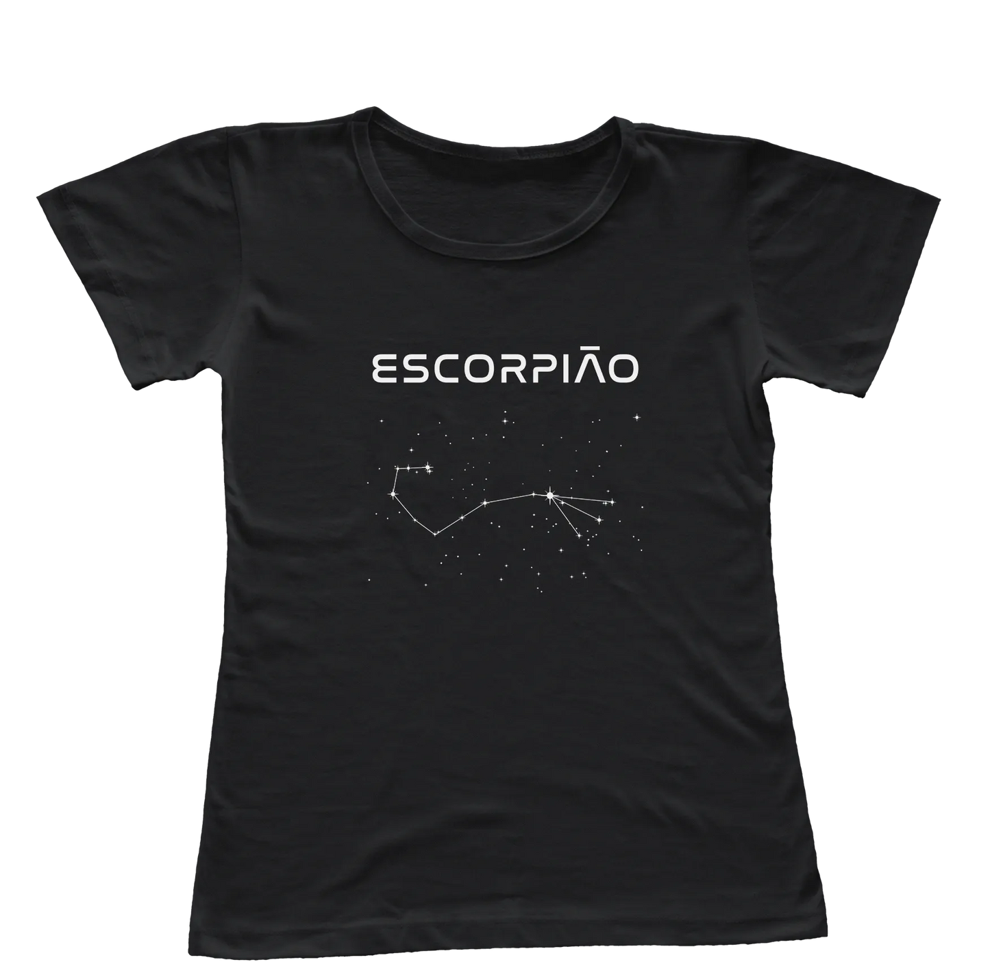 Camiseta Babylook Constelação de Escorpião