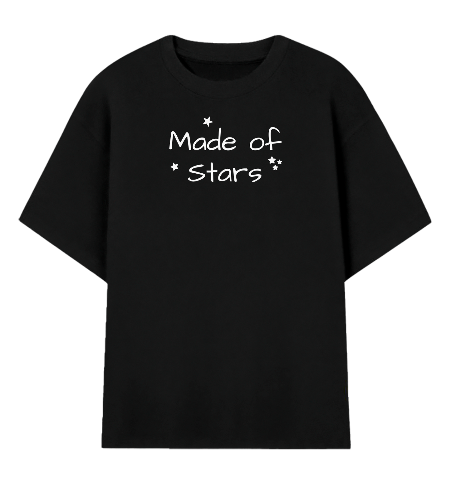 Camiseta Oversized Made of Stars