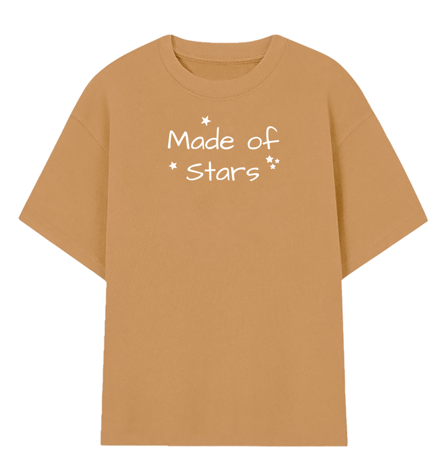 Camiseta Oversized Made of Stars