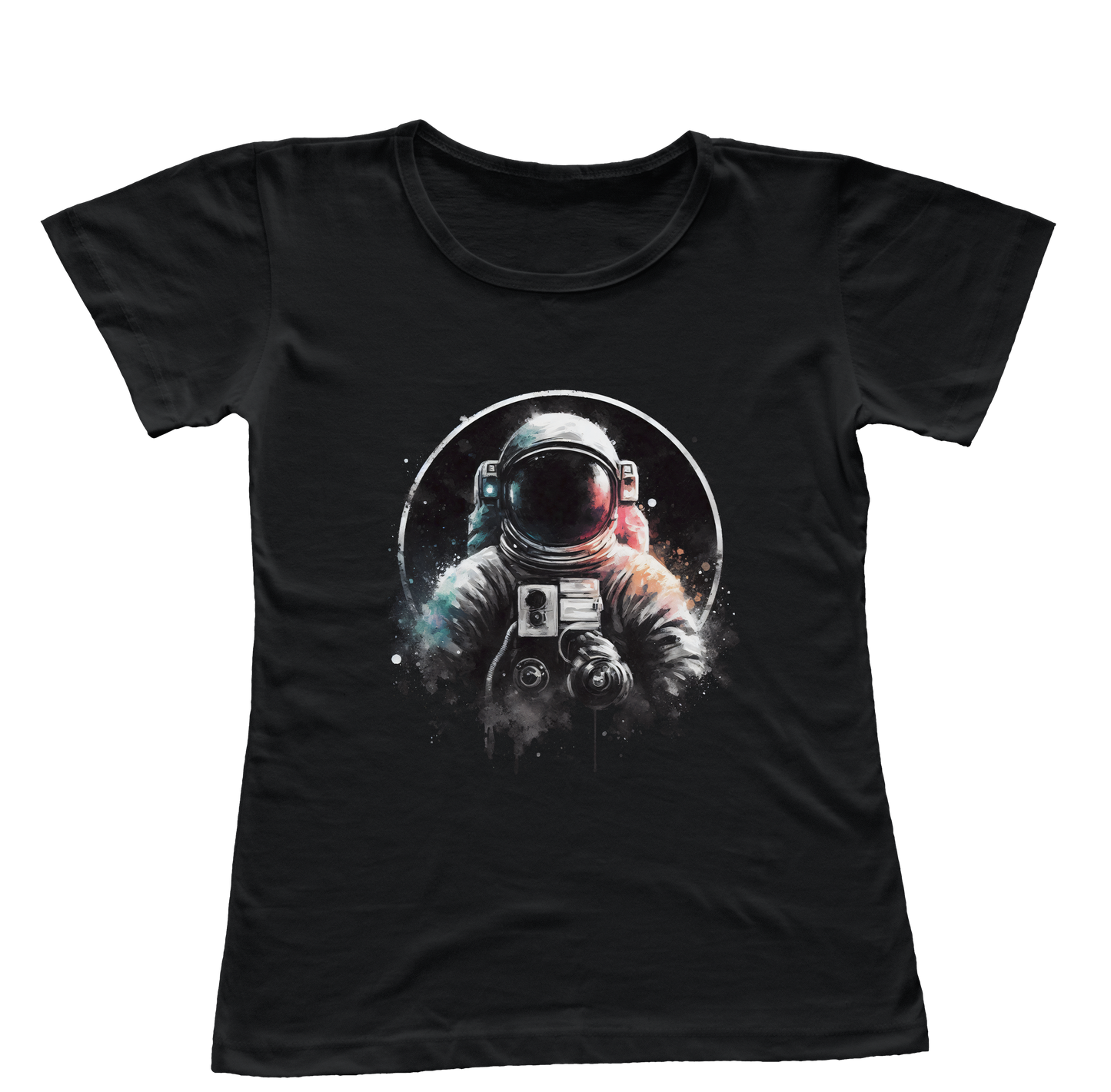 Camiseta Babylook Astronauta