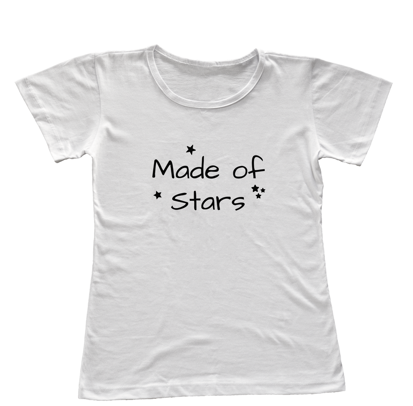 Camiseta Babylook Made of Stars