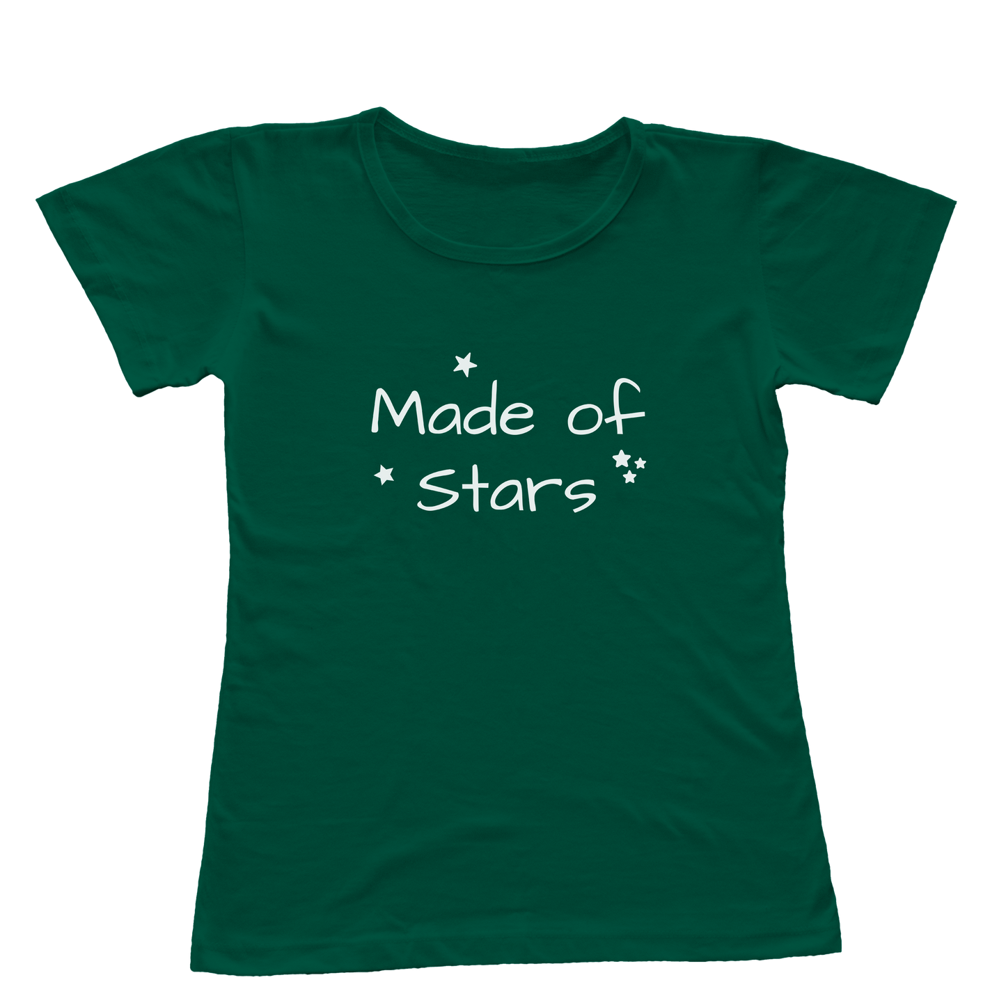 Camiseta Babylook Made of Stars