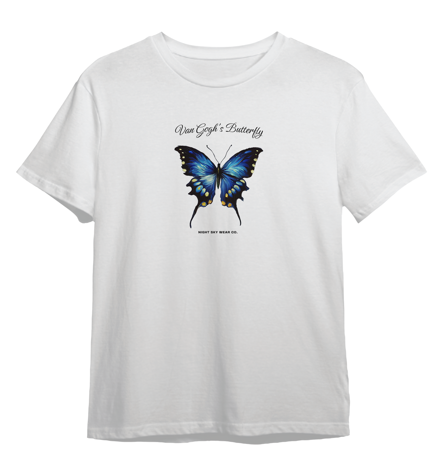 Camiseta Borboleta de Van Gogh