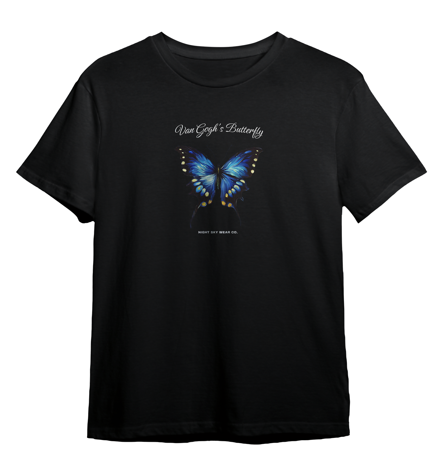 Camiseta Borboleta de Van Gogh