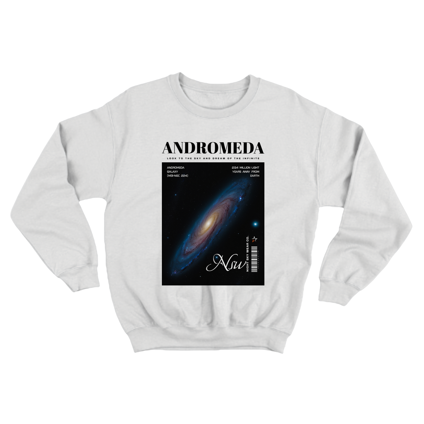Moletom s/Capuz Andromeda Galaxy