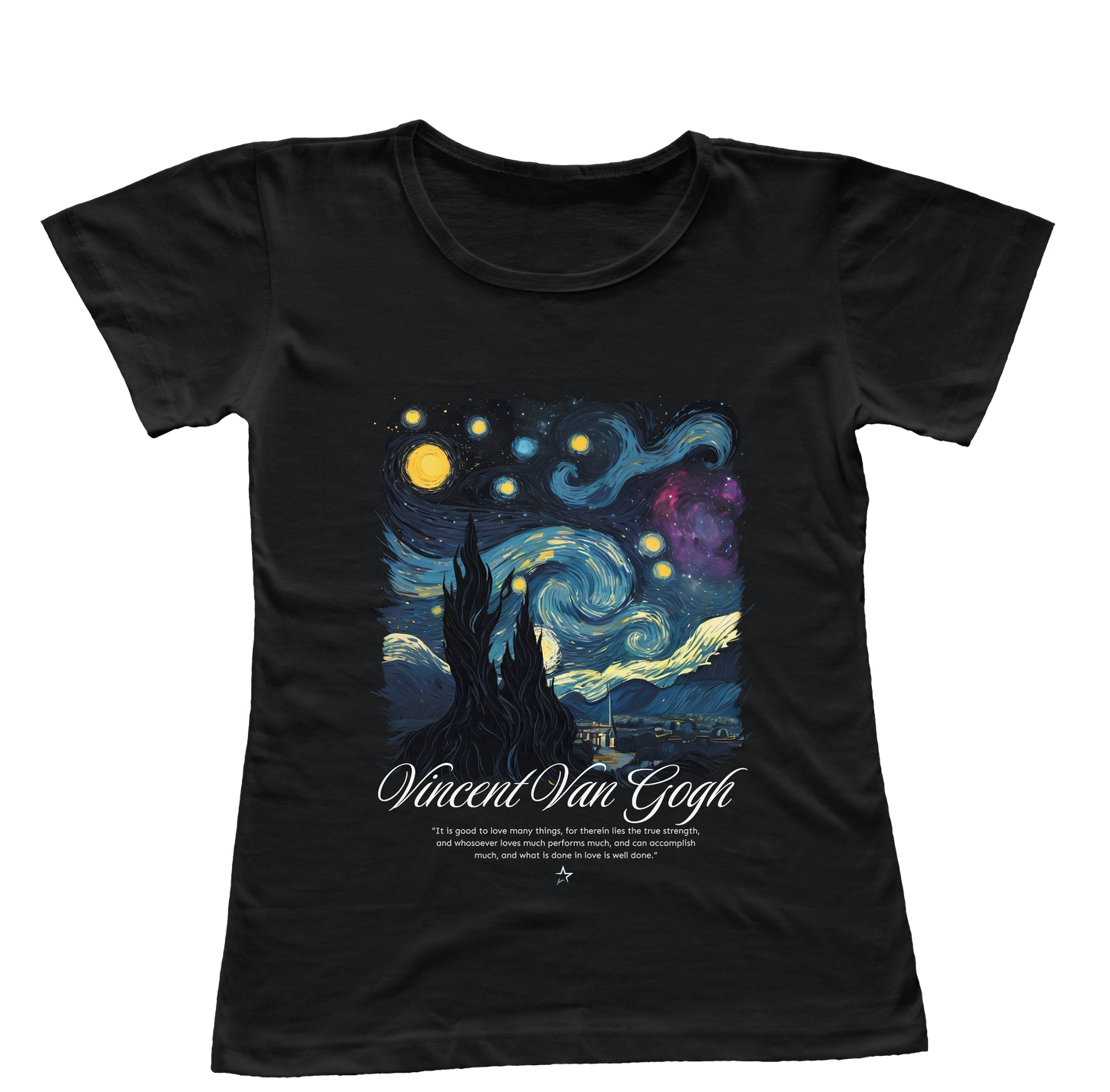 Camiseta Babylook Vincent Van Gogh