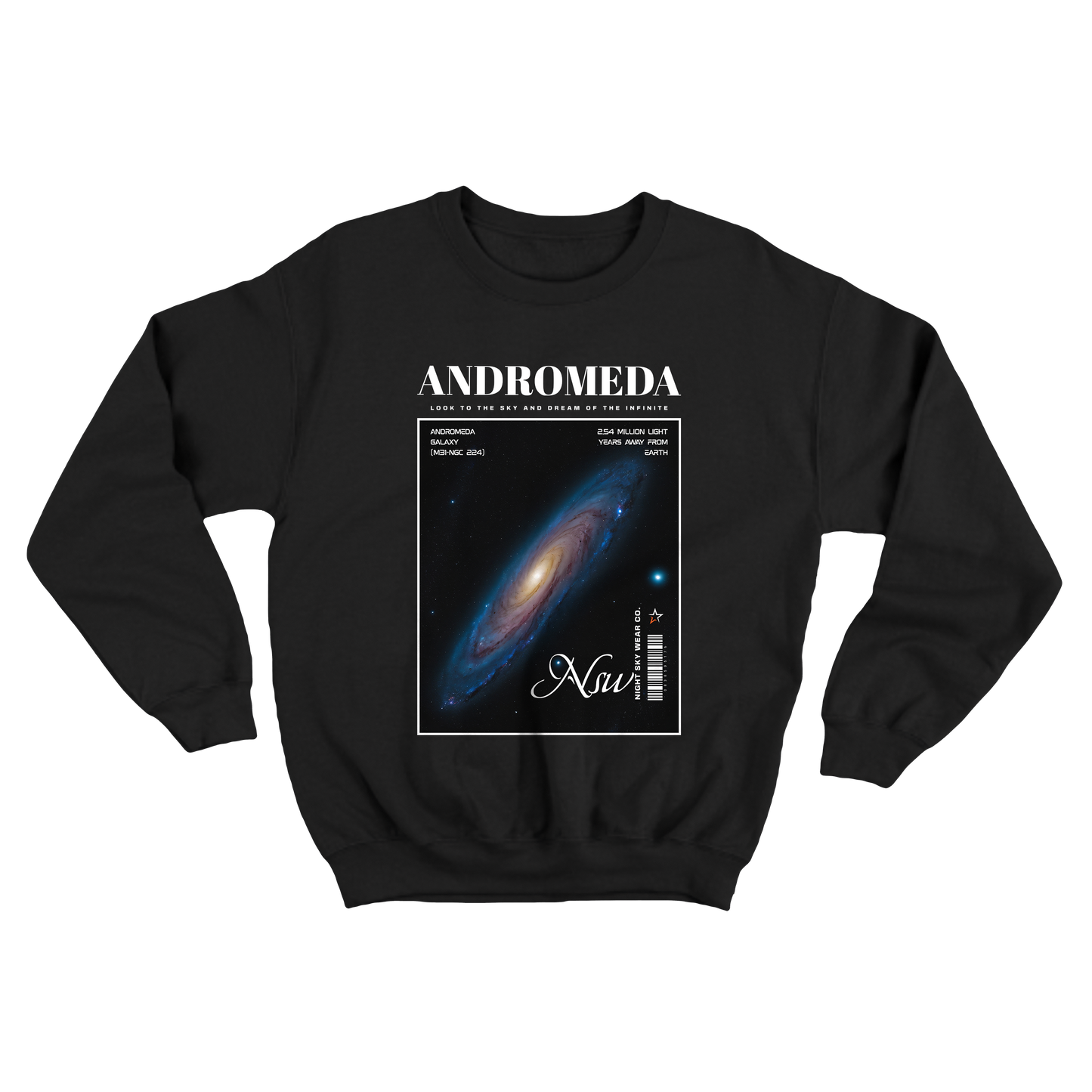 Moletom s/Capuz Andromeda Galaxy