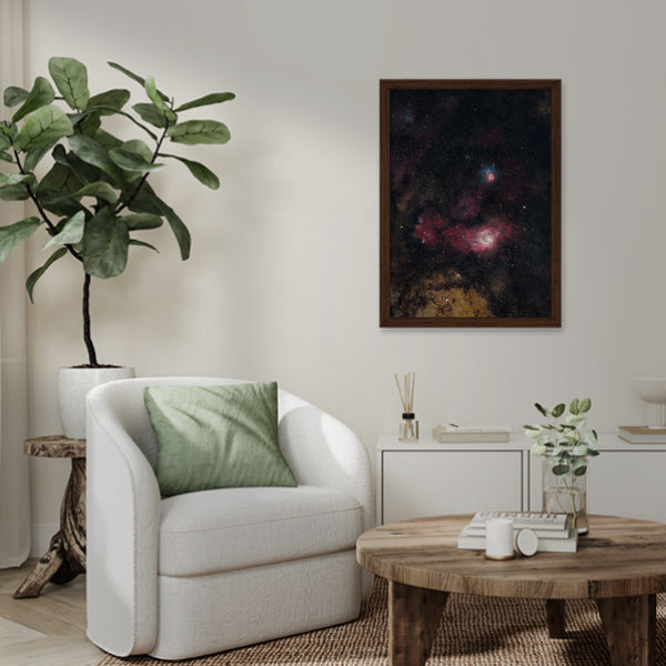 Quadro Nebulosa da Lagoa e Trífida
