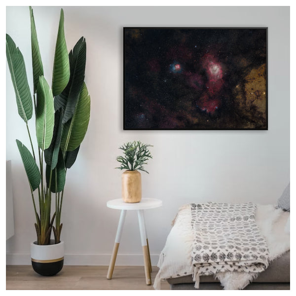 Quadro Nebulosa da Lagoa e Trífida