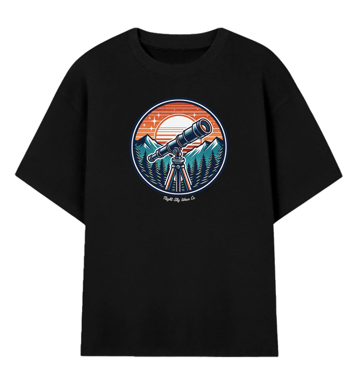 Camiseta Oversized Telescópio