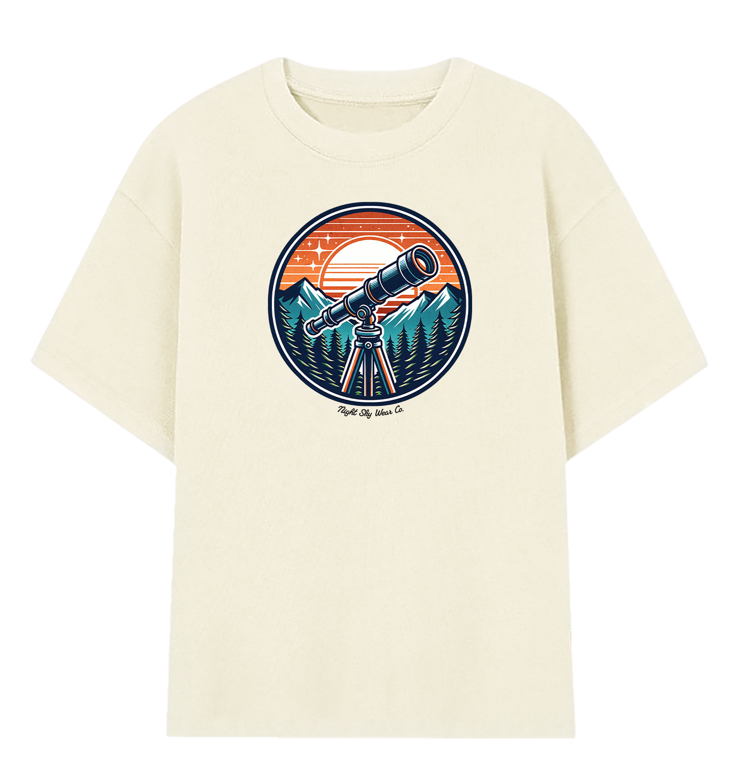 Camiseta Oversized Telescópio
