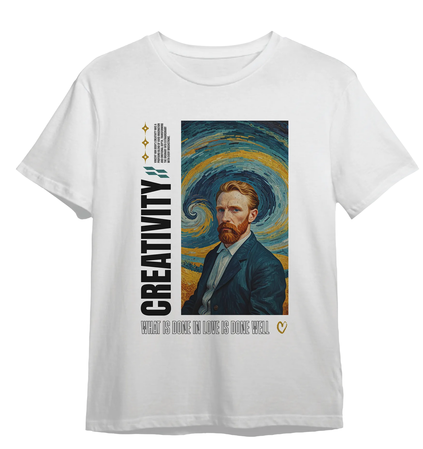 Camiseta Van Gogh's Creativity