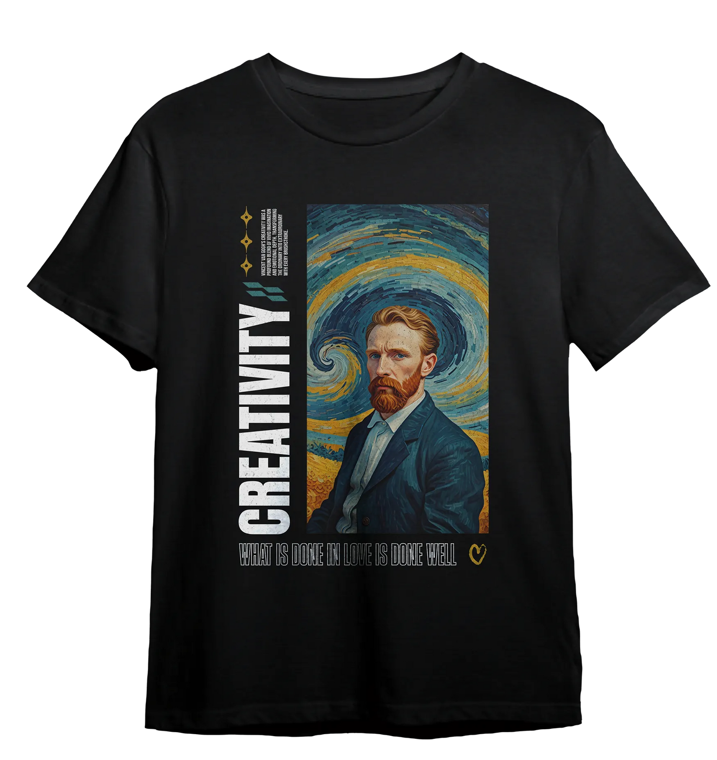 Camiseta Van Gogh's Creativity
