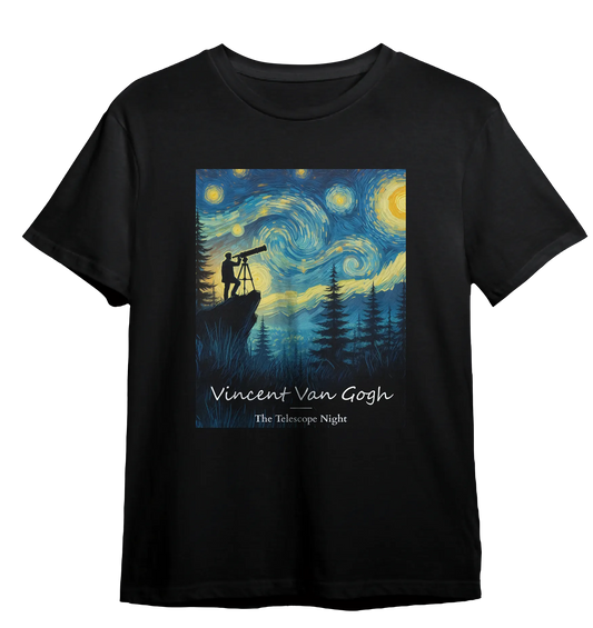 Camiseta Van Gogh: A Noite do Telescópio