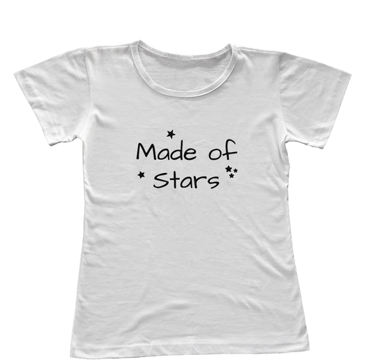 Camiseta Babylook Feito(a) de Estrelas