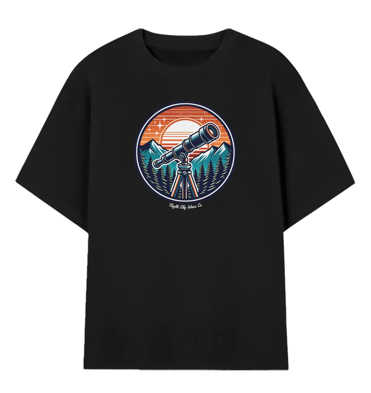 Camiseta Oversized Telescópio