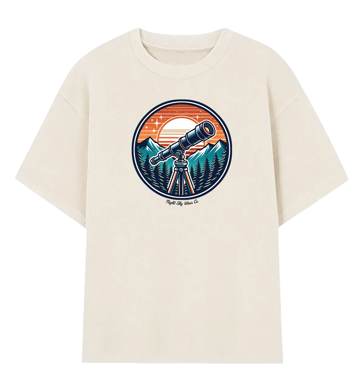 Camiseta Oversized Telescópio