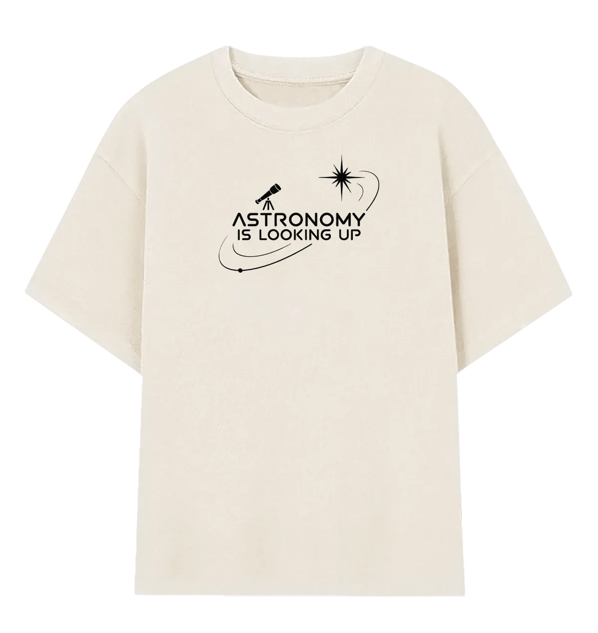 Camiseta Oversized Astronomy