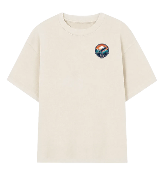 Camiseta Oversized Telescópio Minimalista