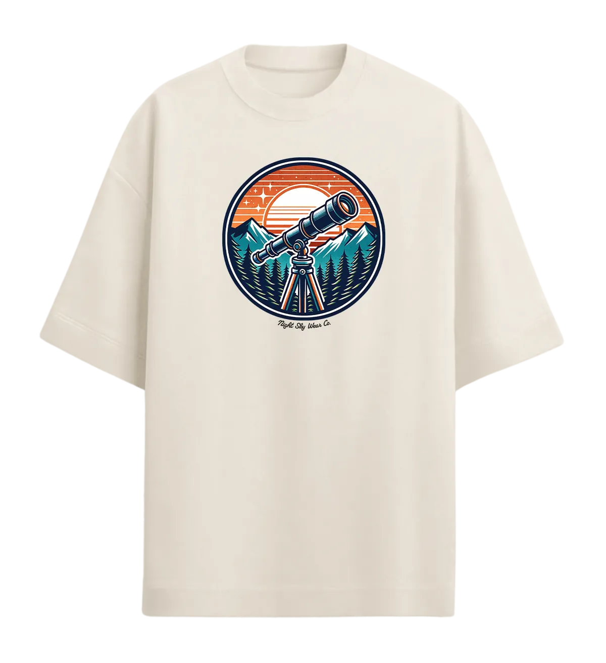Camiseta Oversized Telescópio