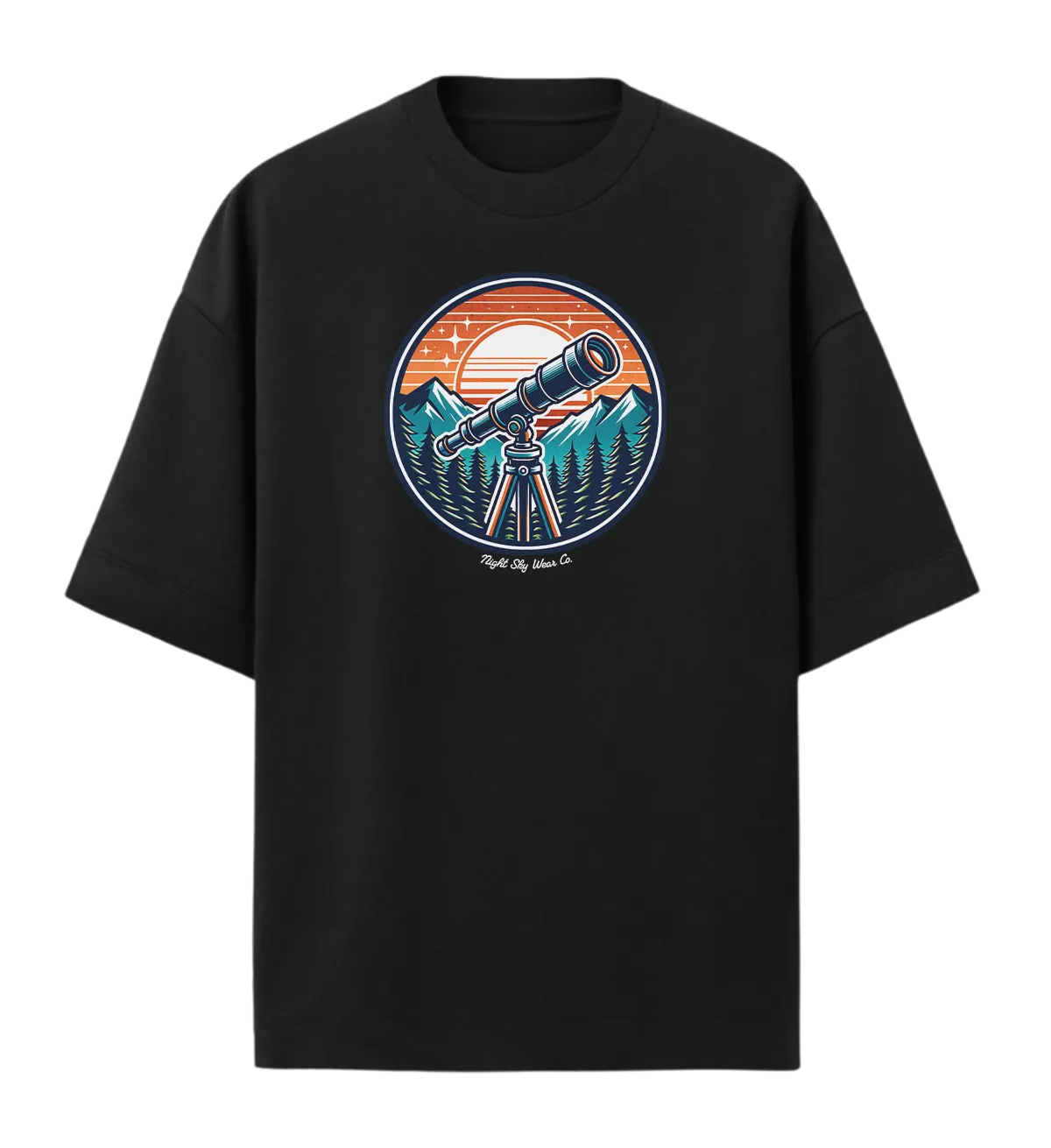 Camiseta Oversized Telescópio