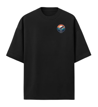 Camiseta Oversized Telescópio Minimalista