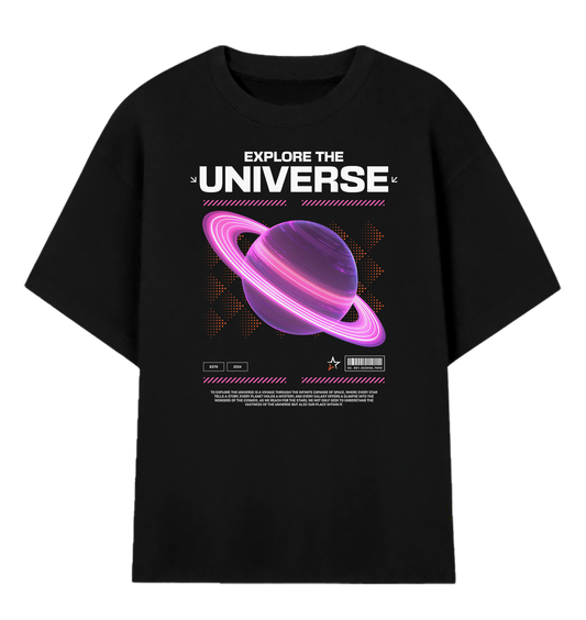 Camiseta Oversized Explore The Universe