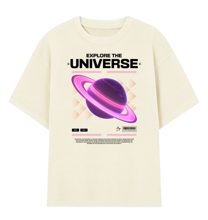 Camiseta Oversized Explore The Universe