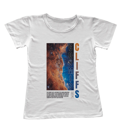 Camiseta Babylook Cosmic Cliffs
