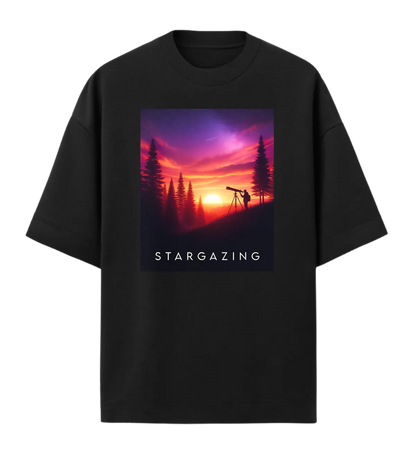 Camiseta Oversized Stargazing
