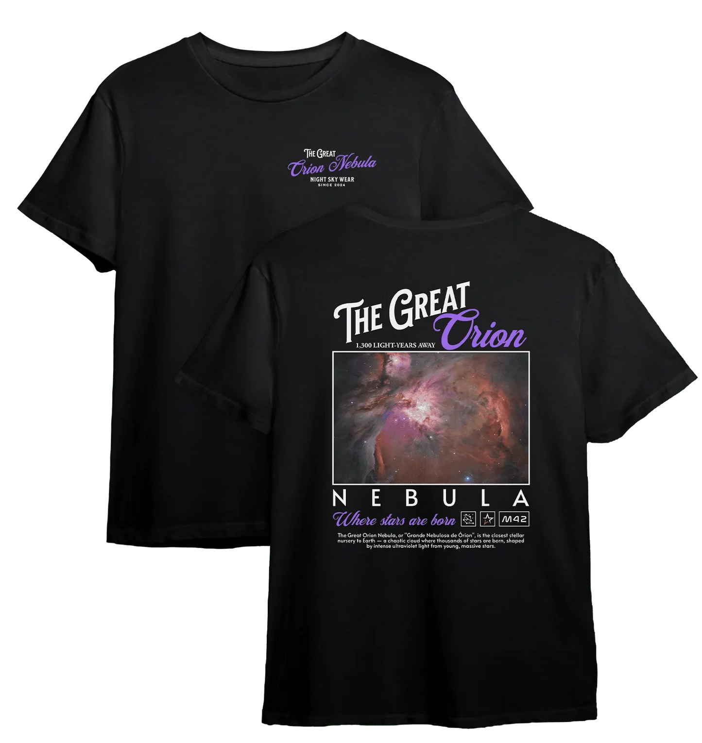 Camiseta "Nebulosa de Órion"