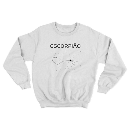 Moletom s/capuz Constelação de Escorpião