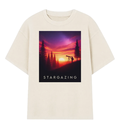 Camiseta Oversized Stargazing