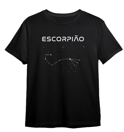 Camiseta Constelação de Escorpião
