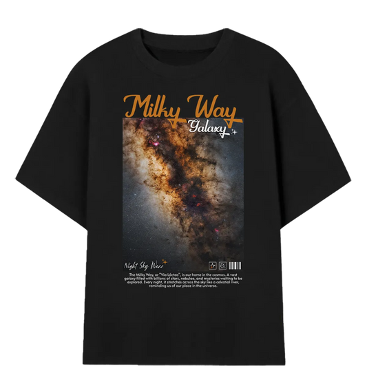 Camiseta Oversized Milky Way Galaxy