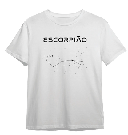 Camiseta Constelação de Escorpião