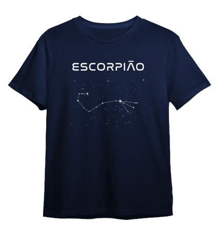 Camiseta Constelação de Escorpião