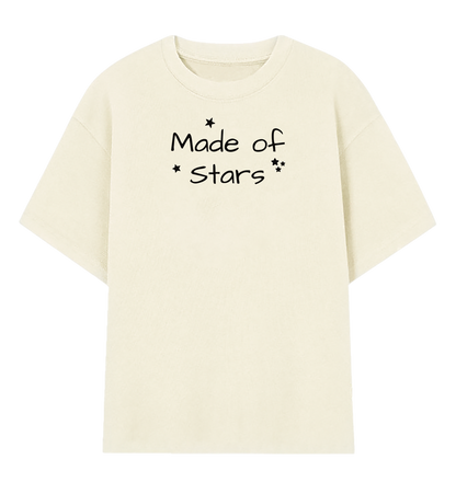 Camiseta Oversized Made of Stars
